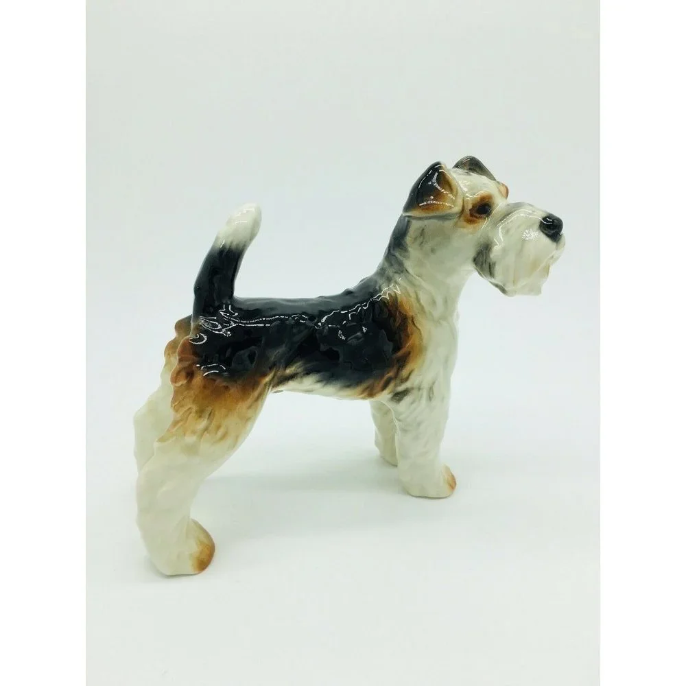 Vintage Goebel W Germany Wire Fox‎ or Airedale Terrier Figurine 1972 - 1979